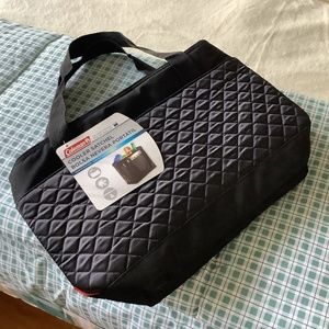 Coleman Insulated Cooler Satchel/HandBag/Carryall - Black - NWT